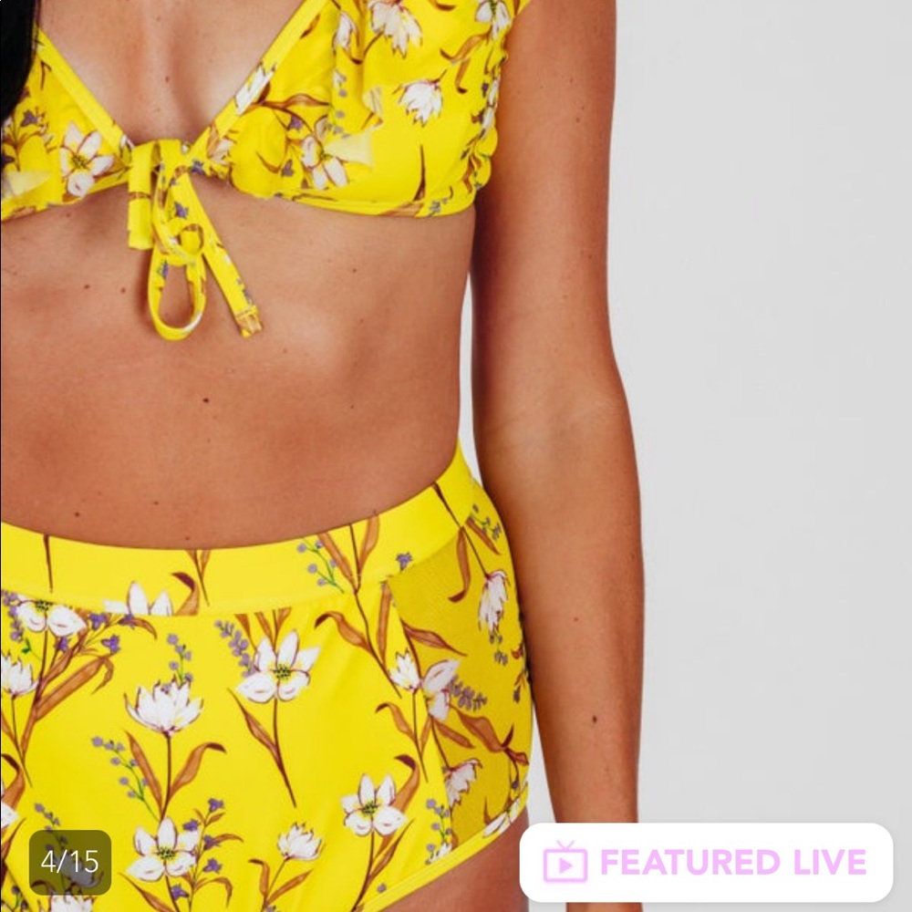 super cute high waisted swim suit